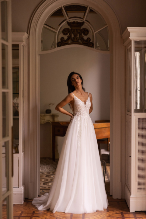 Mode de Pol 2024 Brautkleid E 5514 01 Sissi Brautmoden Magdeburg