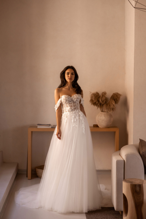 Mode de Pol 2024 Brautkleid E 5538 01 Sissi Brautmoden Magdeburg